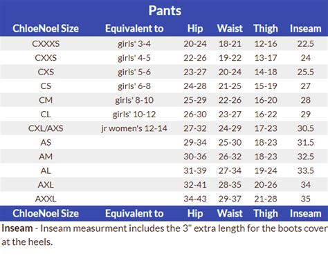 chloe noel size chart|ChloeNoel Sizing Chart .